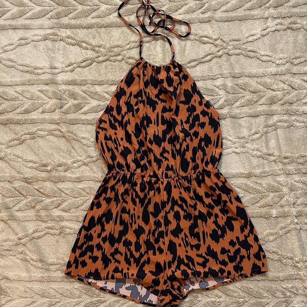 SHEIN Brown and Black Kids One Piece